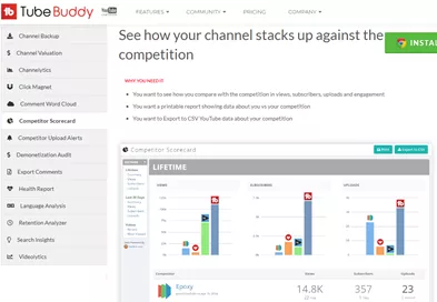 TubeBuddy Competition