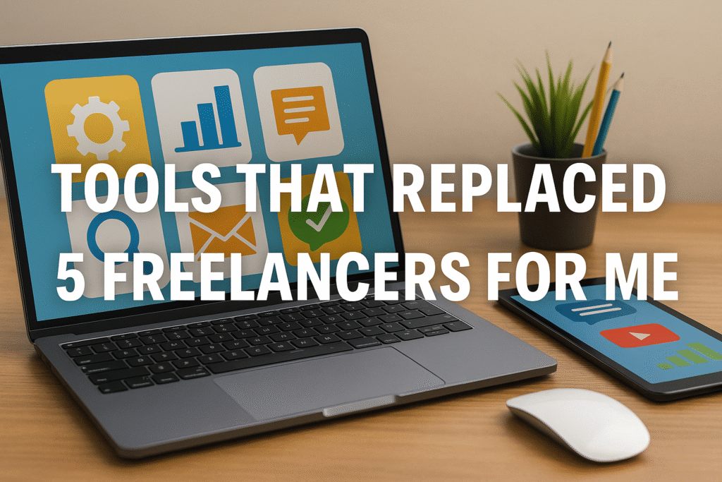 TOOLS THAT REPLACED 5 FREELANCERS FOR ME