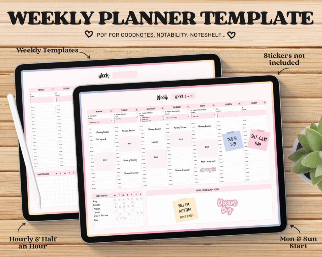 GoodNotes Digital Planner For Writers