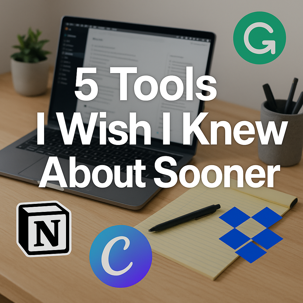 5 Tools I Wish I Knew About Sooner