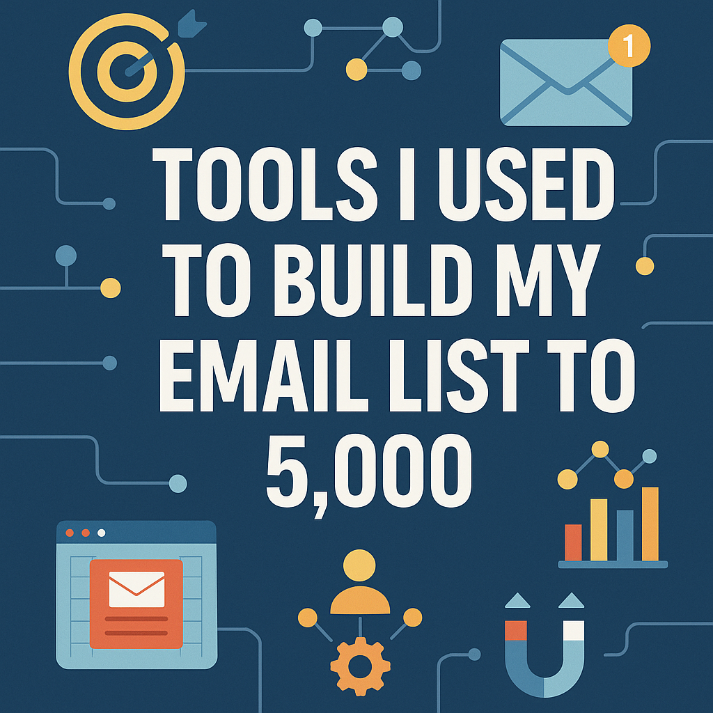 Tools I Used to Build My Email List to 5,000