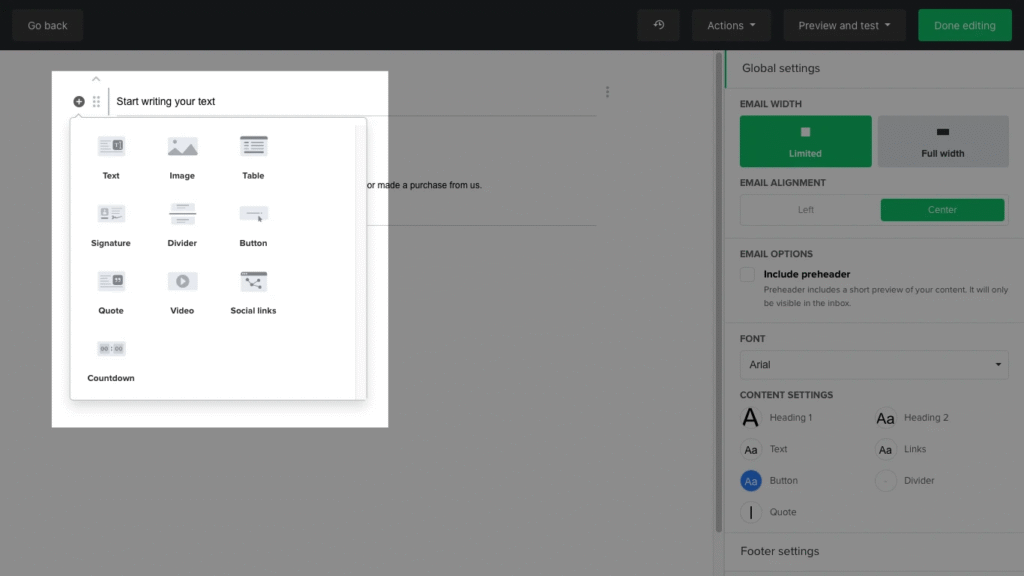 MailerLite Editor Mailchimp Alternatives