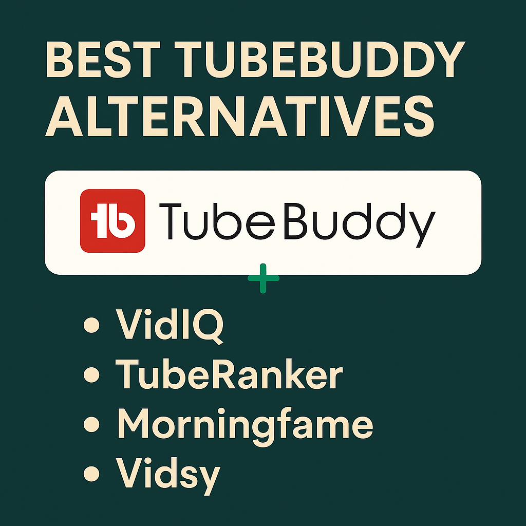 Best TubeBuddyAlternatives