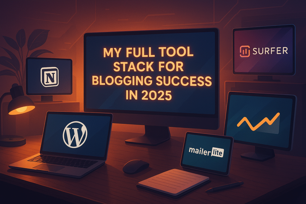 My Full Tool Stack for Blogging Success in 2025