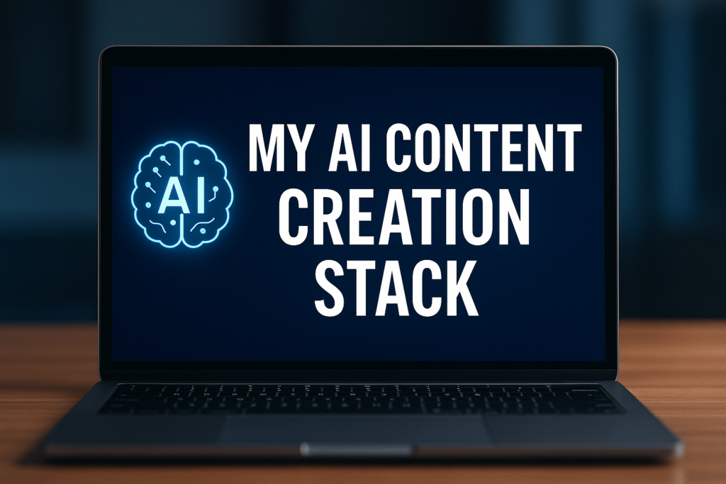 My AI Content Creation Stack