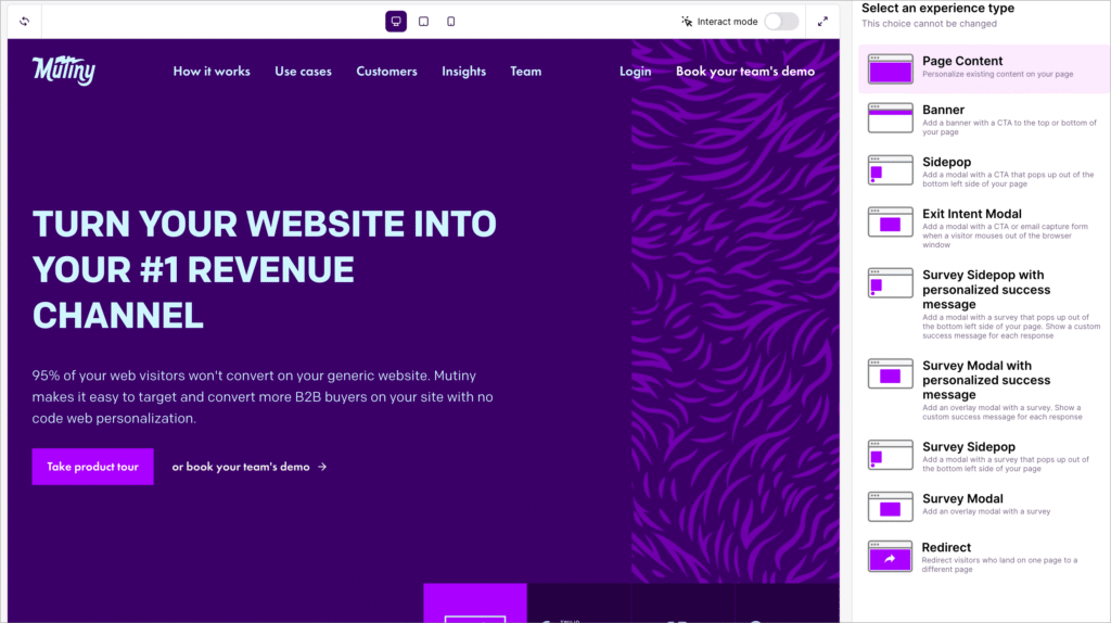 Mutiny Website