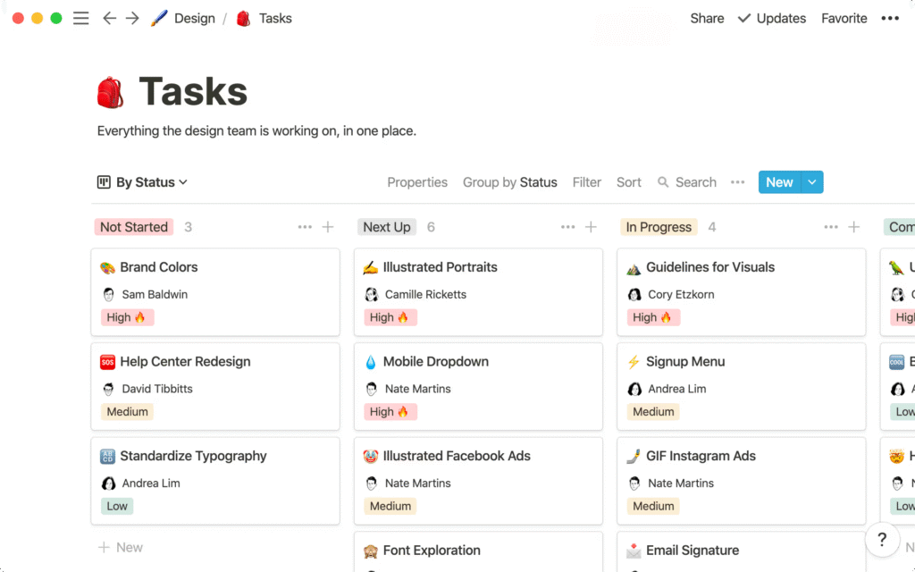 Notion Management System