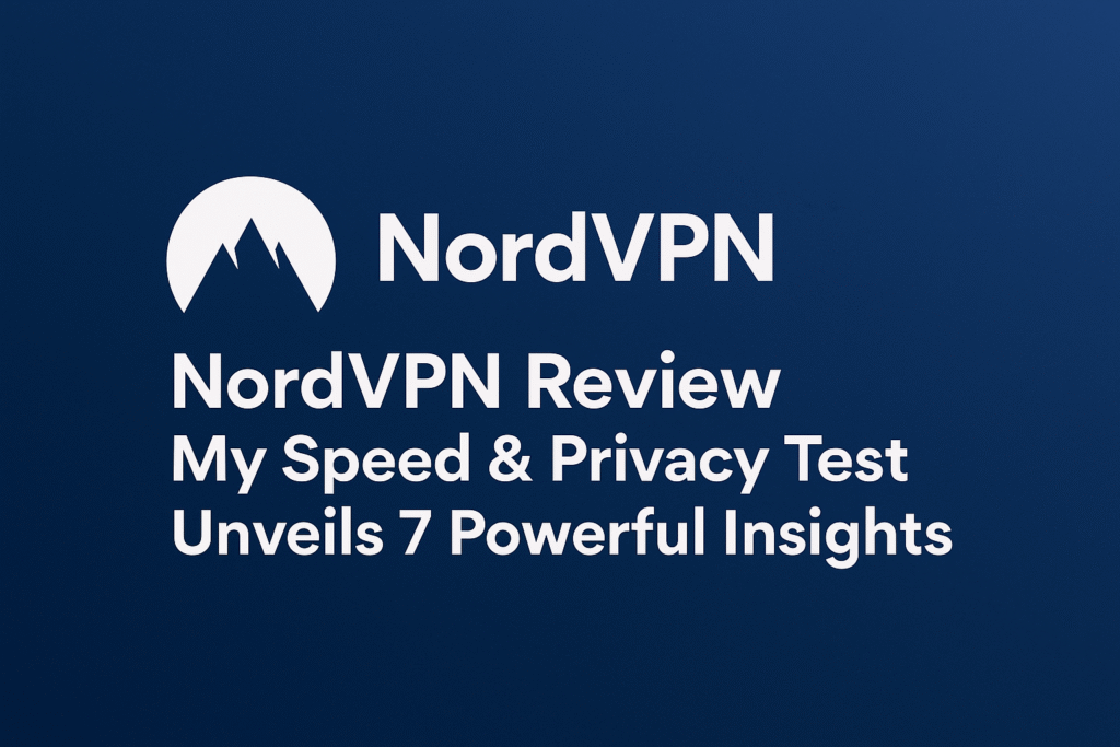 NordVPN Review: My Speed & Privacy Test
