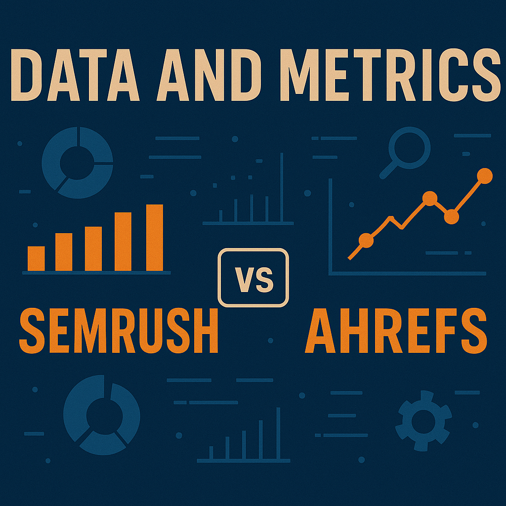 DATA AND METRICS SEMRUSH vs AHREFS