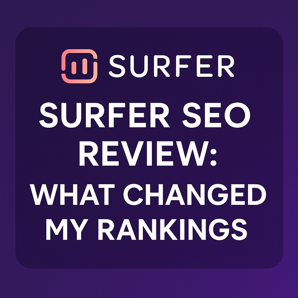 SURFER SEO REVIEW: WHAT CHANGED MY RANKINGS