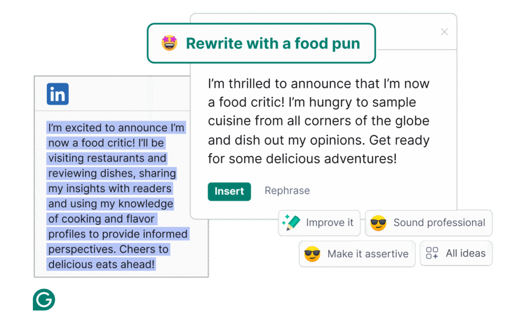 Grammarly Feature