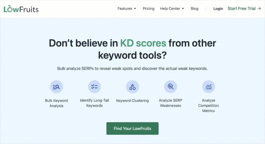 Keyword Tools